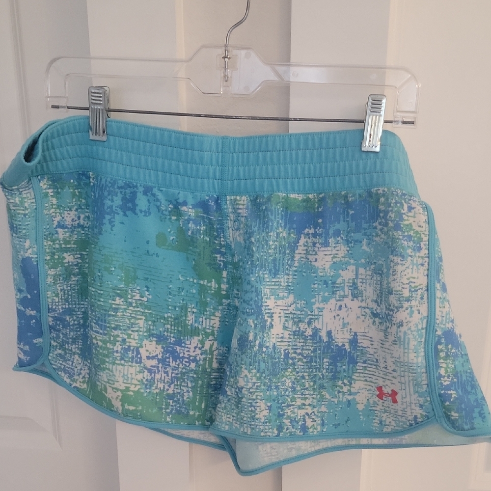 Under Armour Turquoise and White Short